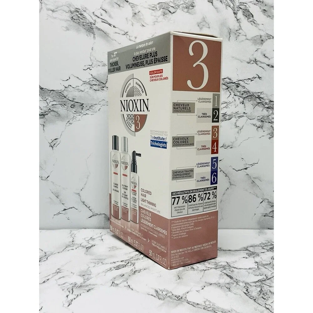 Nioxin System 3 Starter Kit-Cleanser & Therapy & Treatment 3PC Set